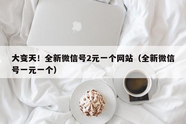 大变天！全新微信号2元一个网站（全新微信号一元一个）